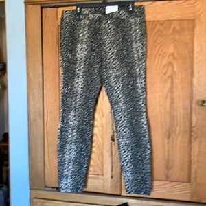 Leopard jeans